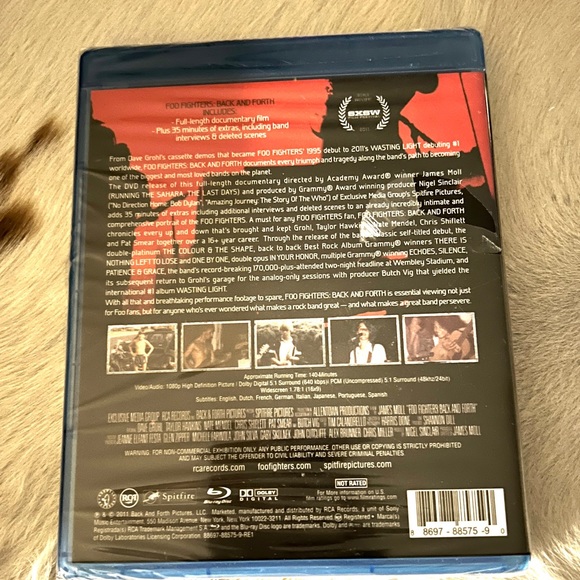 Back And Forth [Blu-ray] DVD : Foo Fighters SEALED NWT - Picture 4 of 7